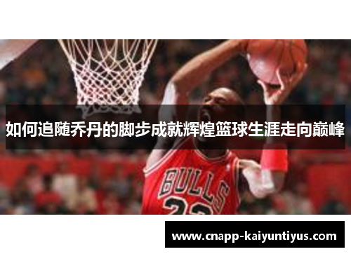 如何追随乔丹的脚步成就辉煌篮球生涯走向巅峰